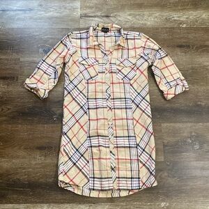 NWOT Love ❤️ flannel Dress